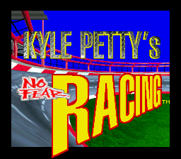 Kyle Petty's No Fear Racing (USA) Title Screen